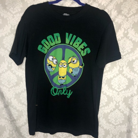 Minions “Good Vibes Only” Teen Tee M NWT - Picture 7 of 8